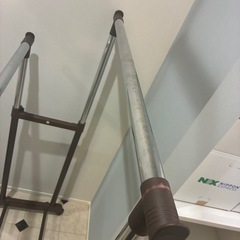 和平フレイズ ハンガーラック 平行 2段 伸縮式 高さ調整 ロック機能付 スタイルラボの画像