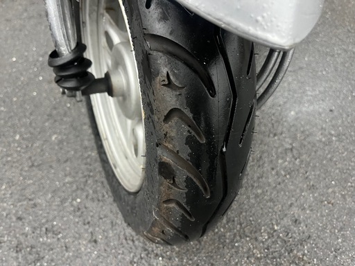 【売約済】実働 BT新品 バリ溝 ホンダ AF61 トゥデイ 4スト 原付 バイク スクーター シルバー