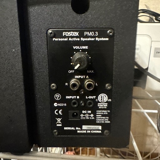 Fostex PM0.3 アクティブスピーカー ペア PCスピーカー