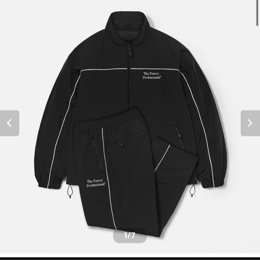 ENNOY PIPING NYLON TRACK SUIT 新品