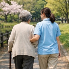 夜間見守り訪問始めました
