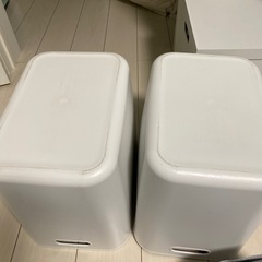 引取先決定【無印良品】やわらかポリエチレンケース蓋付き 深型2個セットの画像