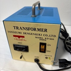 3/15(日)まで　変圧器Toyozumi transformerの画像