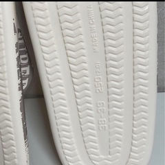 レディース　サンダル　ホワイト　厚底　25cm　熊　韓国の画像