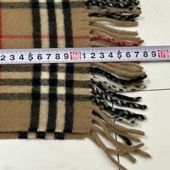 BURBERRY LONDON ラムズウール100％ マフラー ノバチェックの画像