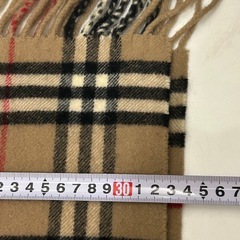BURBERRY LONDON ラムズウール100％ マフラー ノバチェックの画像