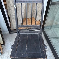 ヴィンテージフォールディングチェア　2脚セット　インテリアの画像