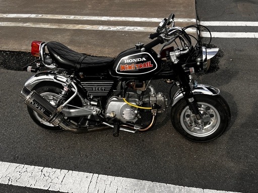 HONDAモンキー　6V (12V化)110cc  シャコタン　太足