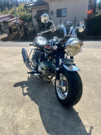 HONDAモンキー　6V (12V化)110cc  シャコタン　太足