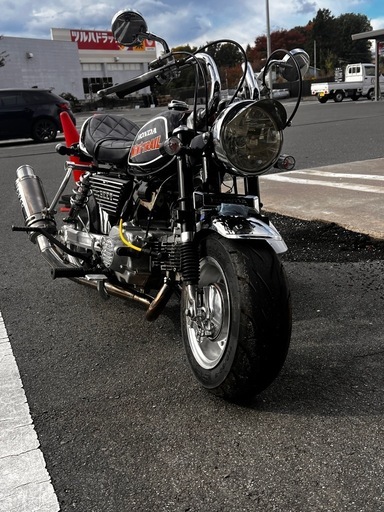 HONDAモンキー　6V (12V化)110cc  シャコタン　太足