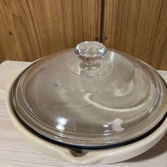 美品1人用　土鍋　蓋2種の画像