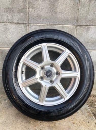 セレナ使用 195/65R15 ヨコハマ RV-02 ホイール付4本 2021年製