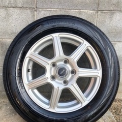 セレナ使用 195/65R15 ヨコハマ RV-02 ホイール付4本 2021年製の画像
