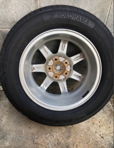 セレナ使用 195/65R15 ヨコハマ RV-02 ホイール付4本 2021年製