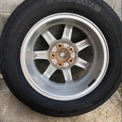 セレナ使用 195/65R15 ヨコハマ RV-02 ホイール付4本 2021年製の画像