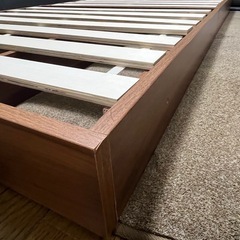 すのこベッドフレーム　シングル　エキストラベッドの画像