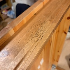 IKEA ヘーゲルネス　ダイニングテーブル、椅子二脚の画像