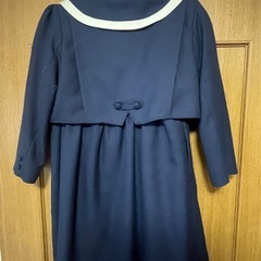 清楚・美品★YOUNGLAND フォーマル アンサンブル セットアップ 125 濃紺　の画像