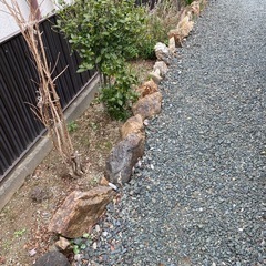 庭石　大中小の画像