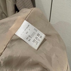 【引取決定】グローバルワーク　ステンカラーコート　千鳥柄の画像