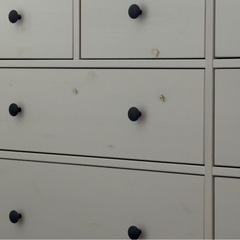 IKEA ヘムネス ホワイト木製チェスト HEMNESの画像