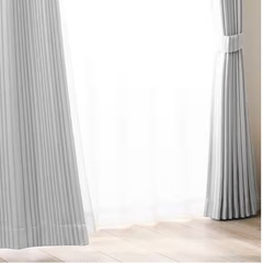 ニトリ　　カーテン　　遮光2級・遮熱カーテン＆遮熱・ミラーレス　4枚セットの画像