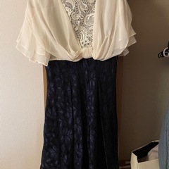 結婚式　ワンピースとボレロの画像