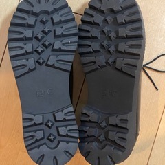 【完売品、未使用】UNIQLO:C レースアップシューズ 黒 24.5cm クレア・ワイト・ケラー 試着のみの画像