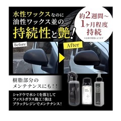 ながら洗車　ブラックレジンの画像