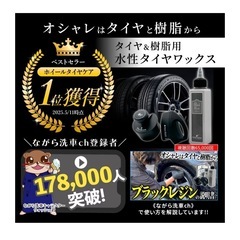 ながら洗車　ブラックレジンの画像