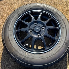 2025年製 145/80R13 サマータイヤ アルミ付4本 G-SPEEDの画像