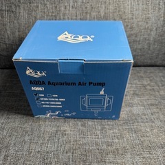 【新品】AQQA 水槽 エアーポンプ 四つ吐出口 強力 エア量調節可能の画像