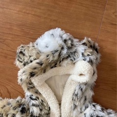 ヒョウ柄　ロンパース　カバーオール　80サイズの画像