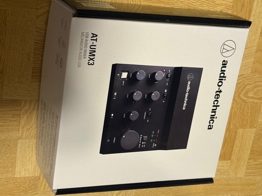 オーディオテクニカ AT-UMX3 USB オーディオミキサー オーディオインターフェース 配信機材 DTM 音楽制作 USB Type-C スマホ/タブレット対応 PS4 PS5 【国内正規品】