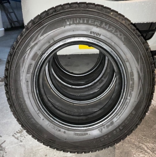 145R12 6PR LT ウインターマックス21年製！6〜7部山！