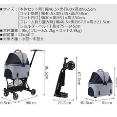 AIRBUGGY　エアバギー　ウィズ　ペットカートの画像