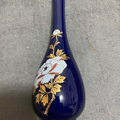九谷焼　花瓶　牡丹の画像
