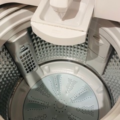 21年製 アクア プレッテ 8.0kg 洗濯機 AQW-GVX80J 白の画像