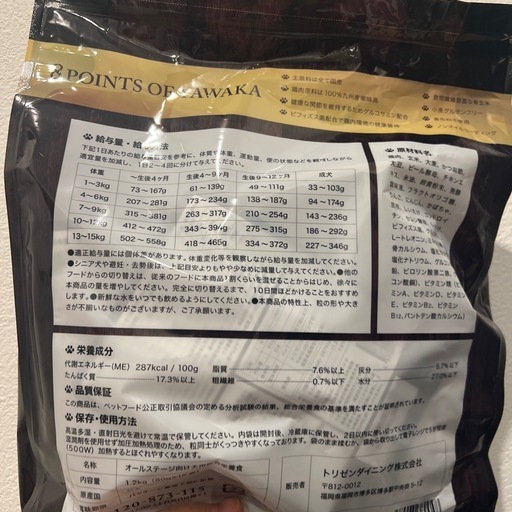 やわか ドッグフード 1.2kg 100%肉類　大袋二つ分！