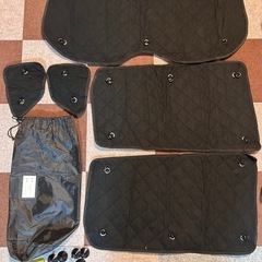 【ほぼ未使用】T32エクストレイル専用 車中泊フルセット（Cartist全面シェード・寝袋2・マット）の画像