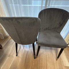 NOCE ノーチェ　チェア　椅子2脚　SDR3100グレーの画像