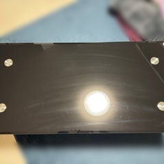 【横浜市引き取り限定】ブラックガラスセンターテーブル 120×60 ローテーブル
の画像