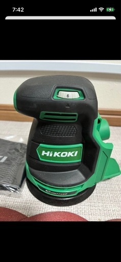 HiKOKI コードレスランダムサンダー SV 1813DA 別売りペーパー付き
