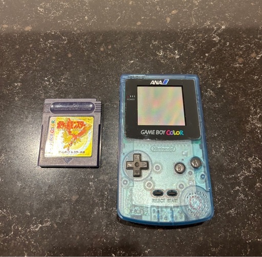 【希少】ゲームボーイ カラー ANA限定モデル  ポケモン金付き 動作確認済