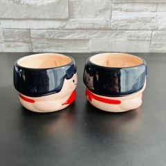 陶器製 金太郎容器 2個セット の画像