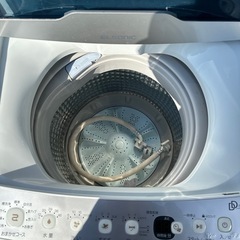 ⑤21年製　洗濯機の画像