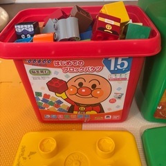 LEGO、アンパンマンブロック、コルクブロック、パズの画像
