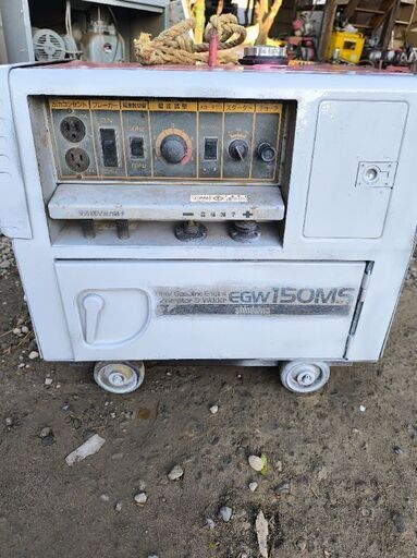 EGW150MS 新ダイワ 発電機兼用溶接機 セル始動 動作OK バッテリー新品