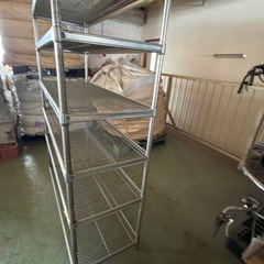 6段メタルラック スチール棚の画像