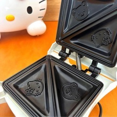 希少！ハローキティ ケース付き ホットサンドメーカー HP-4382KTの画像